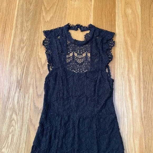 NWT Free People Black Lace Dress Size Small - Picture 12 of 15
